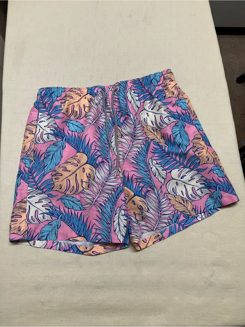 Boardies S tropical print swim shorts